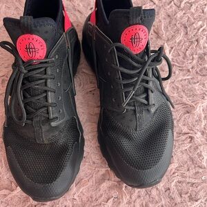 Nike Black and Pink  youth shoes